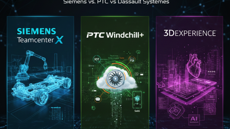 PLM Titans 2026: Comparing Siemens Teamcenter, PTC Windchill, and 3DEXPERIENCE Strategic Roadmaps