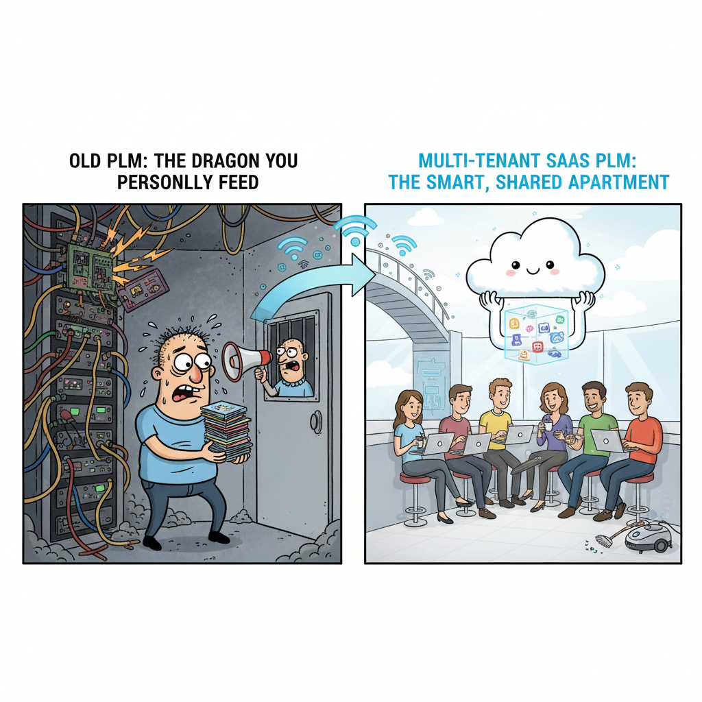 Beyond the Desktop: Why Multi-Tenant SaaS PLM is Non-Negotiable for Modern Engineers