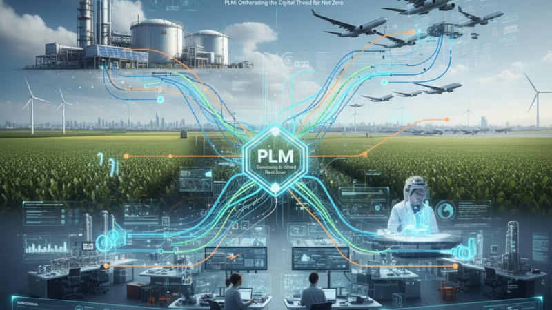 Scaling Sustainable Aviation Fuel (SAF): How PLM Orchestrates the Digital Thread for Net-Zero
