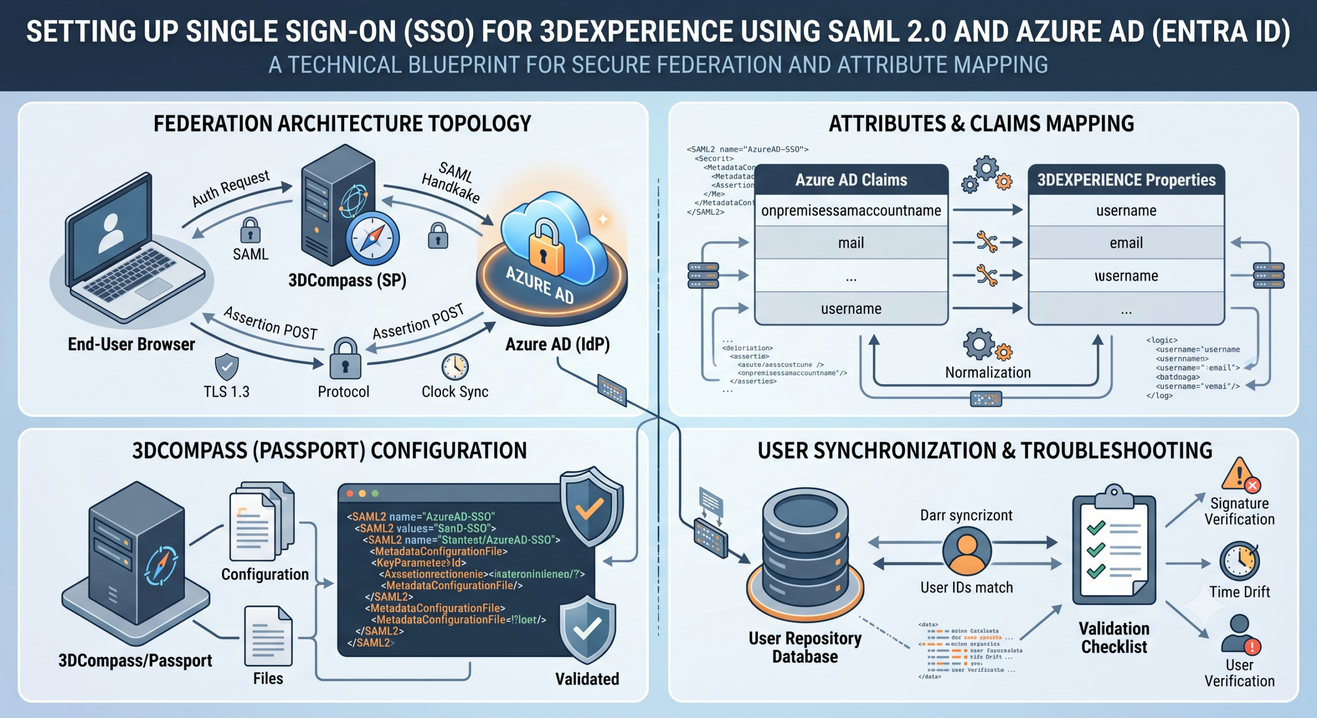 Setting Up Single Sign-On (SSO) for 3DEXPERIENCE Using SAML 2.0 and Azure AD (Entra ID)